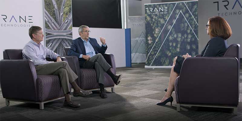 Dave Regnery, Jason Bingham and Carrie Ruddy having a discussion